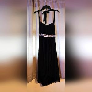 Black Halter Dress #50
